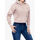 Γυναικεία μπλούζα με κουκούλα Black Diamond Crop Pullover Hoody - pale mauve