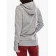 Γυναικεία μπλούζα με κουκούλα Ocun Hoodie - γκρι paloma/silverscone