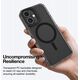 Θήκη σιλικόνης AMAZINGTHING Titan Pro Mag Case με μαγνητικό δακτύλιο για iPhone 16 - μαύρο