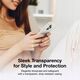 Θήκη σιλικόνης AMAZINGTHING Minimal Case για iPhone 16 Pro - διαφανής