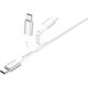 Καλώδιο 4smarts USB-A σε USB-C PrimeCord 18W 1,5m, λευκό