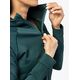 Γυναικεία μπλούζα με κουκούλα Brubeck Thermo Wool by Pustelnik - πράσινο