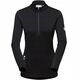 Γυναικεία μπλούζα χωρίς κουκούλα Mammut Aenergy ML Half Zip Pull - μαύρο