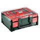 Φορητό εργαστήριο METABO.SB 18 L + 2 μπαταρίες Li-Ion 18V/2.0 Ah με φορτιστή SC 30 + 74 στοιχεία