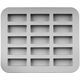 Gastroback Design Max, Ανοξείδωτο ατσάλι, Ανοξείδωτο ατσάλι, LED, 24 ώρες, 300 x 300 mm, 75 °C