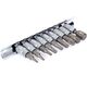 Geko Σετ κλειδιών Torx T10-60 1/4" CRV(10/20)