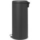 Kosz na śmieci Brabantia New Icon na pedał szary