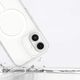 Θήκη σιλικόνης AMAZINGTHING Minimal Mag Case με μαγνητικό δακτύλιο για iPhone 16 - διαφανής