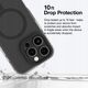 Θήκη σιλικόνης AMAZINGTHING Titan Pro Mag Case με μαγνητικό δακτύλιο για iPhone 16 Pro Max - μαύρο