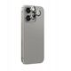 Tempered glass AMAZINGTHING AR Aluminium 3 Lens Glass με πλαίσιο για φακούς κάμερας για iPhone 16 Pro / 16 Pro Max - γκρι