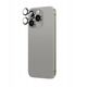 Tempered glass AMAZINGTHING AR Aluminium 3 Lens Glass με πλαίσιο για φακούς κάμερας για iPhone 16 Pro / 16 Pro Max - γκρι