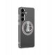 Θήκη σιλικόνης AMAZINGTHING Minimal Mag Case με μαγνητικό δακτύλιο και μαγνητικό δακτύλιο για Samsung Galaxy S25 - διαφανές
