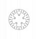 Σταθερός πίσω δίσκος φρένων, 240/89x4mm 5x110mm, διάμετρος οπών στερέωσης 10,5mm, απόσταση 0 ταιριάζει σε: KAWASAKI J300 1100/1100W/1200 (Bandit)/1200 (Inazuma)/1200S (Bandit)/1300R (Hayabusa)/300/60