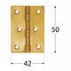 ΜΕΝΤΕΣΕΣ ΠΛΕΞΟΥΔΑ ZS 50. 50X42X1.0 MM