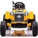 Lean Cars Traktor na Akumulator z Przyczepą CH9959 Żółty