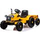 Lean Cars Traktor na Akumulator z Przyczepą CH9959 Żółty