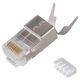 Σετ 50 τεμαχίων Equip Stecker RJ45 Cat8 θωρακισμένο γκρι