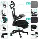 Nario-500 Niezwykle ergonomiczny fotel biurowy z podnóżkiem i pełną regulacją