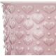 Orion Duży kubek ceramiczny, serca, z uchem, do kawy, herbaty, 580 ml, różowy