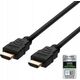 Kabel Deltaco Ultra High Speed HDMI kabelis DELTACO 5m, eARC, QMS, 8K at 60Hz, 4K at 120Hz, juodas / HU-50