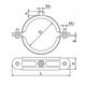 Μονή σφιγκτήρας HOBBY HUPG με επένδυση 1/2” (20-24) KPL M8
