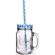 Orion Słoik z uchem ze słomką kubek szklanka 450 ml