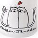 Orion Kubek ceramiczny z uchem koty kotki do picia kawy herbaty 300 ml
