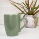 Orion Kubek z uchem do picia kawy herbaty napojów ceramiczny zielony alfa 350 ml