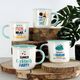 NAVA NAVA Kubek porcelanowy z dekorem cocktails 380 ml