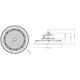 Φωτιστικό High-Bay Slim Light Design UFO LED 200W 4000K 32000LM 120° 1-10 DIM IP66 IK10 μαύρο