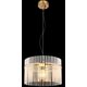 Globo Gorley 15698HM κρεμαστό φωτιστικό 1x60W E27 χρυσό/διαφανές