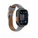 Δερμάτινο λουράκι AMAZINGTHING Class Band για Apple Watch 45 / 46 / 49 mm - γκρι