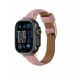 Δερμάτινο λουράκι AMAZINGTHING Class Band για Apple Watch 45 / 46 / 49 mm - ροζ