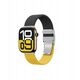 Σετ 2 λουριών AMAZINGTHING Blend Band για Apple Watch 45 / 46 / 49 mm - κίτρινο-μαύρο / μαύρο