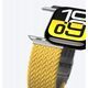 Σετ 2 λουριών AMAZINGTHING Blend Band για Apple Watch 45 / 46 / 49 mm - κίτρινο-μαύρο / μαύρο