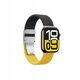 Σετ 2 λουριών AMAZINGTHING Blend Band για Apple Watch 45 / 46 / 49 mm - κίτρινο-μαύρο / μαύρο