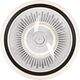 Lamkur Gemma 49908 ανεμιστήρας οροφής φωτιστικό 1x37W LED 3000K 4000 lm λευκό