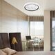 Lamkur Gemma 49908 ανεμιστήρας οροφής φωτιστικό 1x37W LED 3000K 4000 lm λευκό