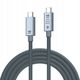 Καλώδιο USB C 4.0 γρήγορο ευέλικτο 40Gbps PD 240W macbook smartphone 1m 8K