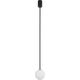 Lampa wisząca Nowodvorski Stylowa lampa wisząca Kier 10307 kula biała czarna