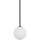 Lampa wisząca Nowodvorski Stylowa lampa wisząca Kier 10307 kula biała czarna