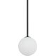 Lampa wisząca Nowodvorski Stylowa lampa wisząca Kier 10307 kula biała czarna