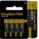 ΑΛΚΑΛΙΚΗ ΜΠΑΤΑΡΙΑ LR6 AA 4ΤΜΧ EXCELLENT PRO 1,5V