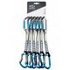 Ekspresy wspinaczkowe Climbing Technology Salto Set NY 17 cm 6-Pack - titanium/electricblue