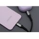 Καλώδιο USB C σε USB C FORCELL F-Energy QC4.0 PD 5A 100W Cafule 0,25 m C260 μαύρο