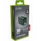 SBS LCD Wall Charger  USB-A  USB-C  LCD  30 W  zala - Ladetajs