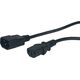 POSAC-C13-C14-18: POS AC cable C13-QT3[10A]-C14-QZ3[10A] H05VV-F3G0,75 L=1800 black