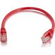 C2G Kabel / 3 m Mlded/Btd Red CAT5E PVC UTP PATC