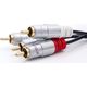 Kabel Qoltec RCA (Cinch) x2 - RCA (Cinch) x2 1m czarny (52336)