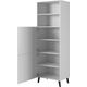Cama Meble Witryna ABETO 60x40xH176,5 biały/biały połysk